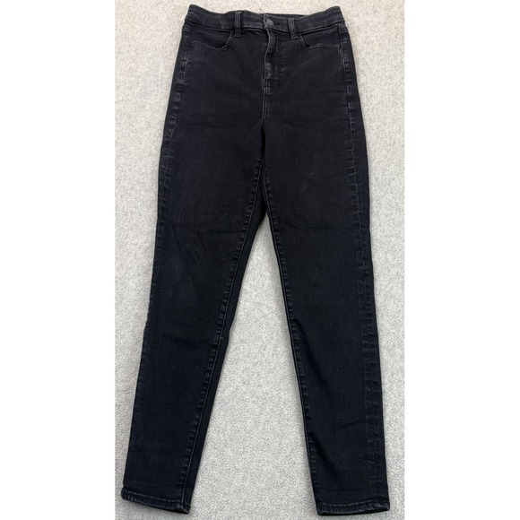American Eagle Outfitters Denim - American Eagle Outfitters Womens Skinny Jeans Black Next Level Stretch Denim 4